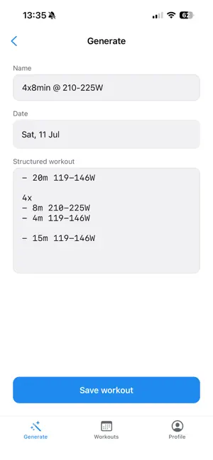 TextFit: AI Workout Builder screenshot 2