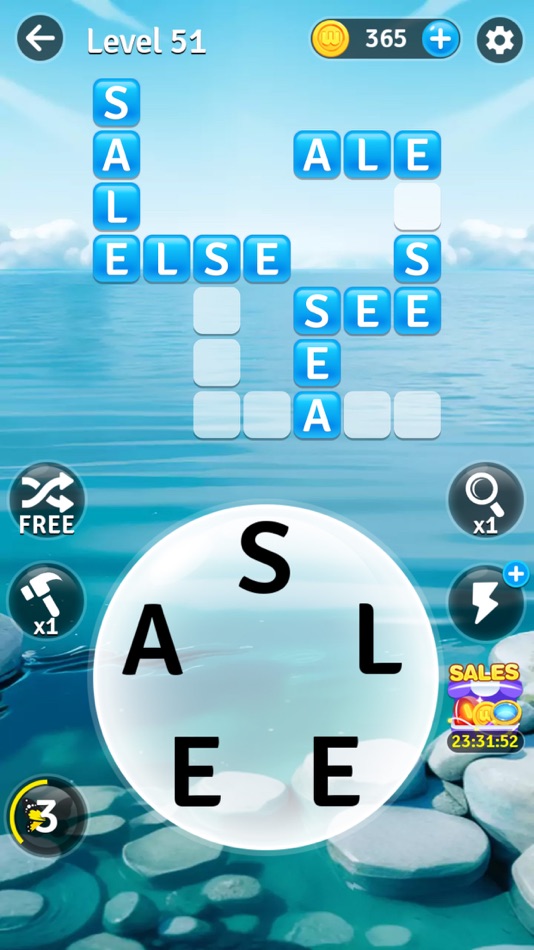 #3. Zen Spell - Word Puzzle (iOS) Bởi: Stellars