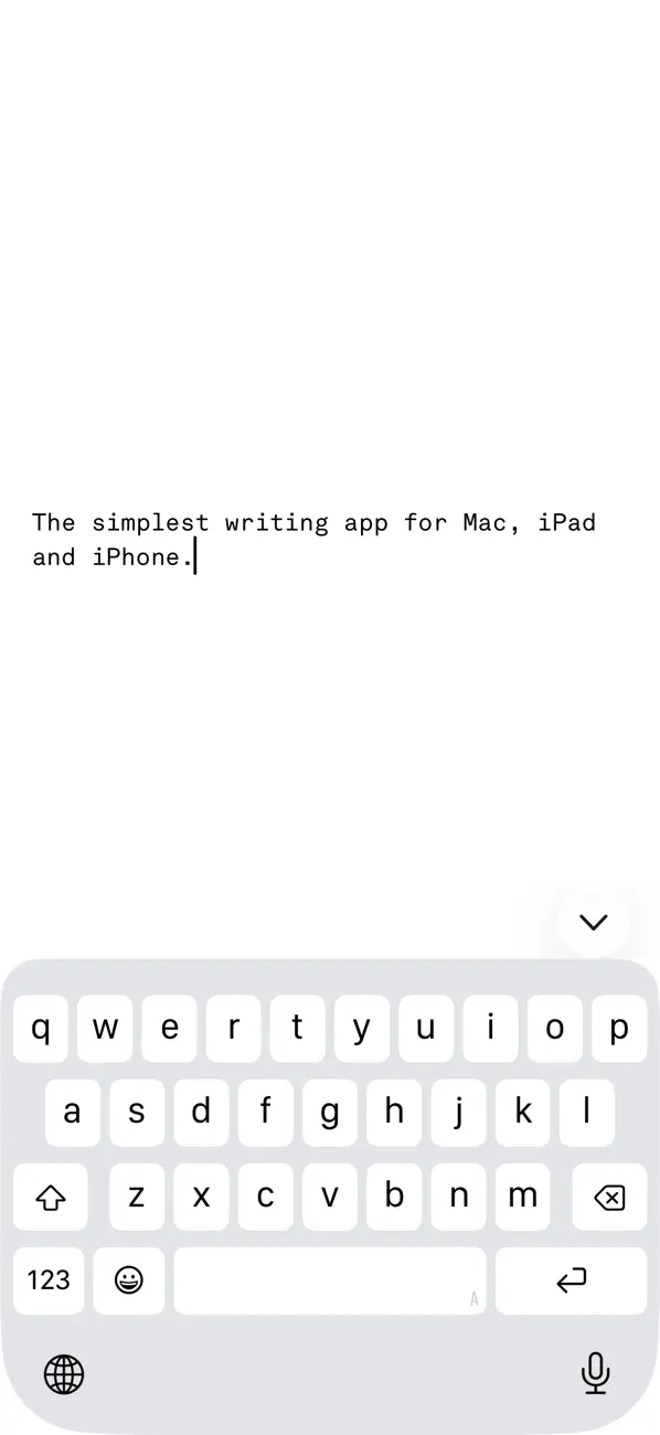 Screenshot #1 pour Simpletext