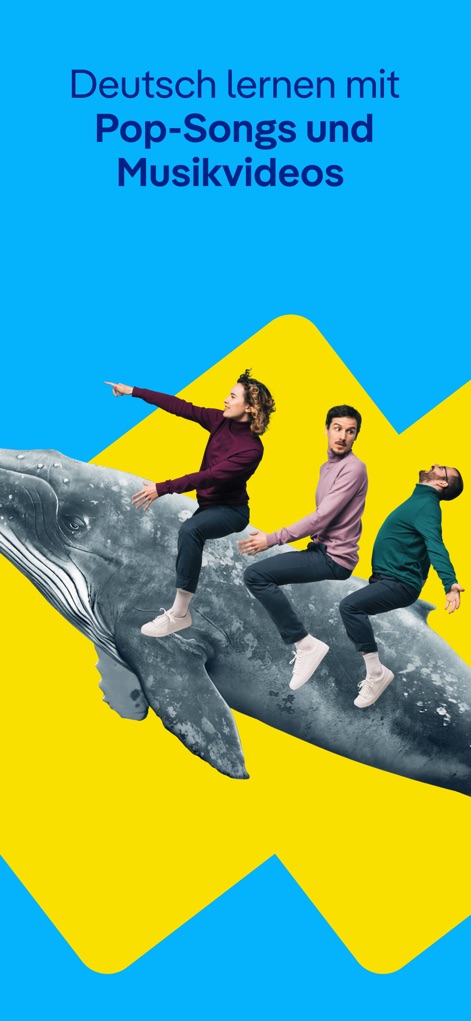 DW Learn German - Users can immerse themselves in German culture by learning through popular songs and engaging music videos.