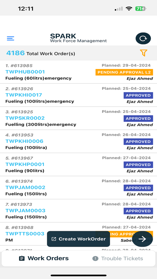 #1. Spark - WFM (iOS) Podle: Reon Energy