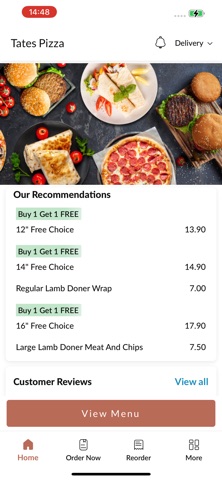 Tates Pizza Screenshot 2 of 5