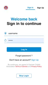 cayman cricket association iphone screenshot 1