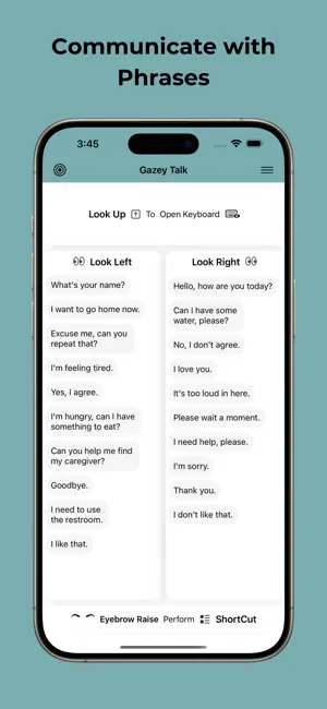 Eye Tracking Speech- GazeyTalk screenshot 2