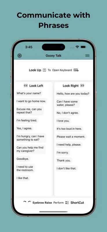 Eye Tracking Speech- GazeyTalk screenshot 2 of 8