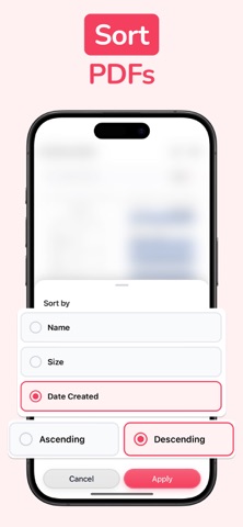 JPEG to PDF Converter: ScanIt iPhone screenshot