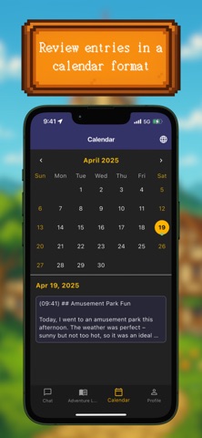 RPG Diary - AI Chat Journal Screenshot 4 of 6