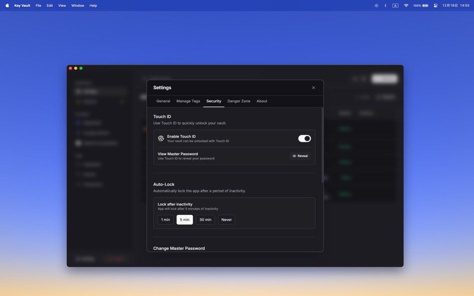 #5. Keys Vault (macOS) Podle: 亚林 李