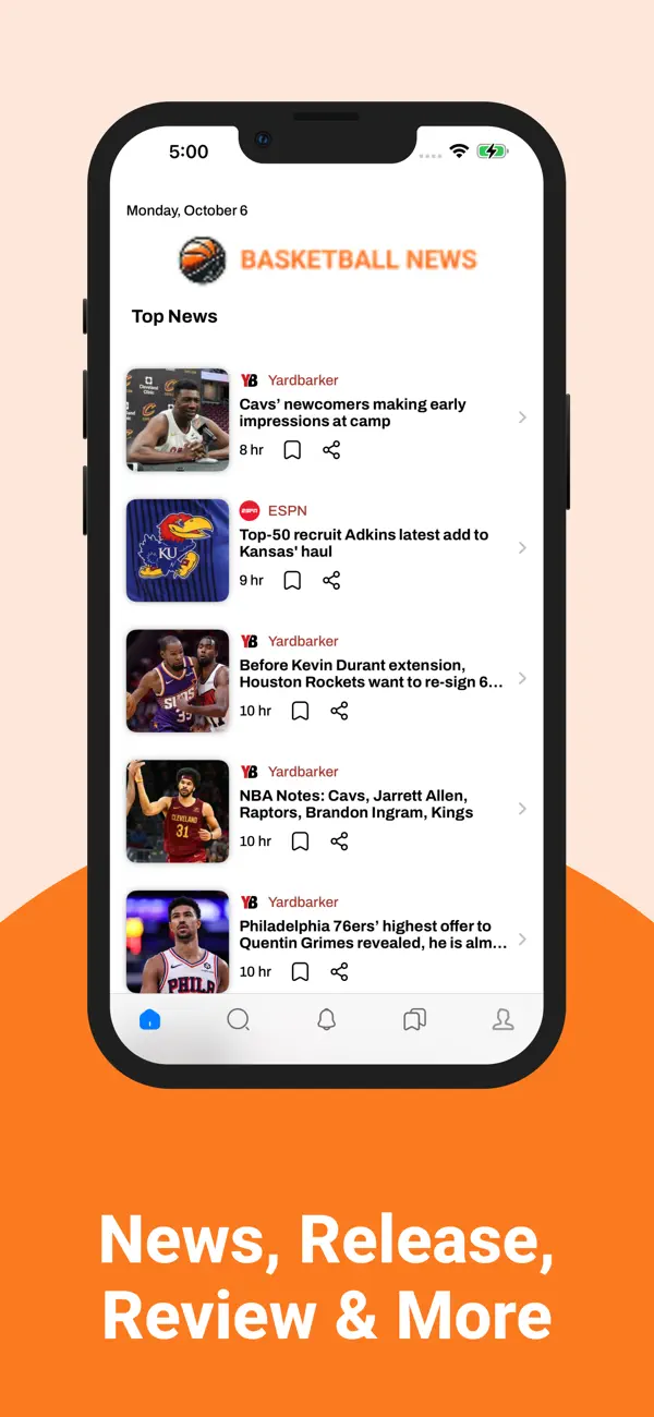 Screenshot #2 pour Basketball News & Scores