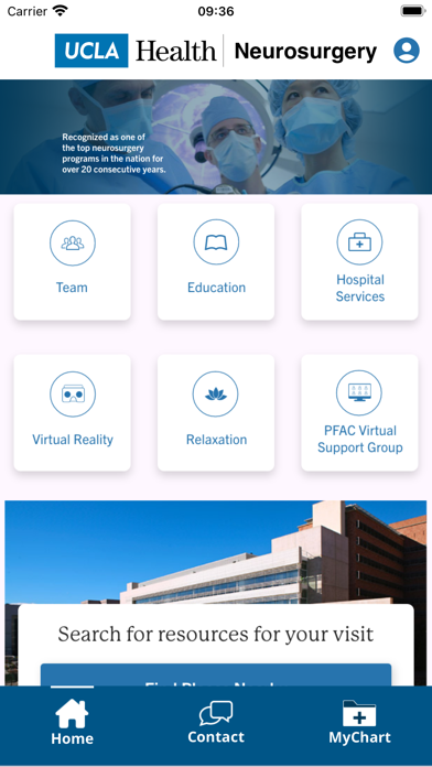 UCLA Neurosurgery Screenshot
