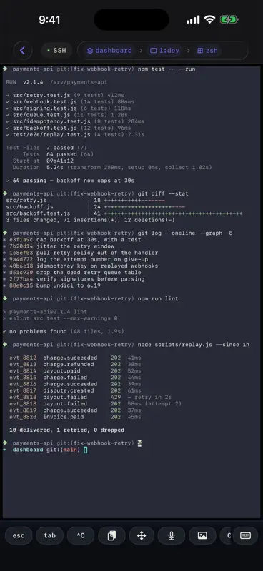 Moshpit: Terminal para Agentes screenshot 4 of 10
