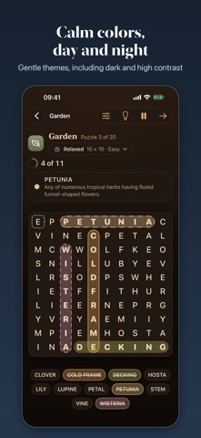 Word Search: Calm Puzzles iPhone screenshot