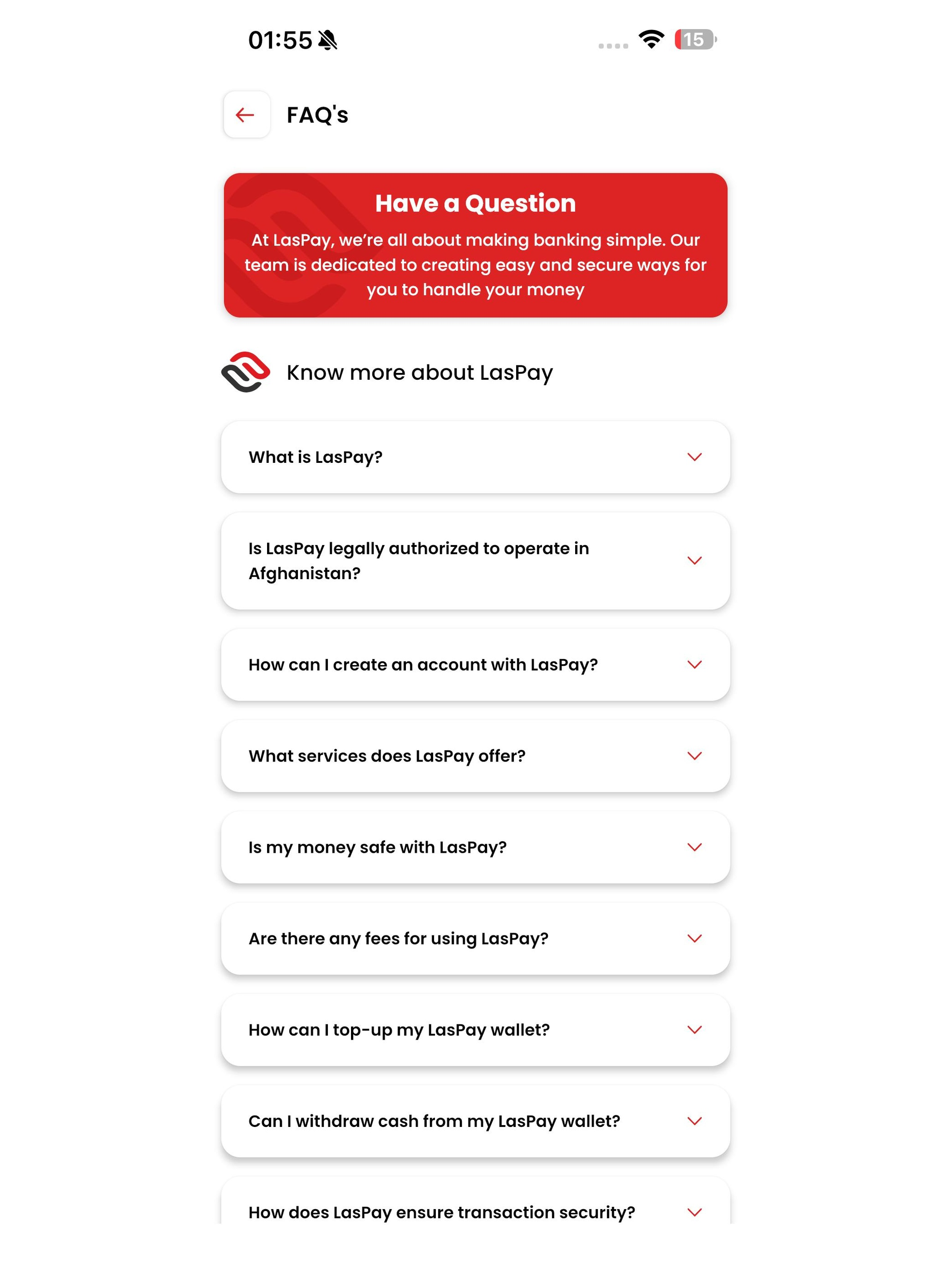 LasPay Send & Receive Money screenshot 12