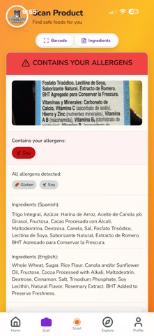 Allergen Scout Screenshot 9 of 10