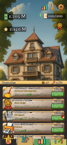 Hotel Clicker - Idle Game iPhone screenshot