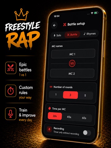 Freestyle Rap Topics iPad screenshot