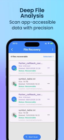 Photo Recovery & File Restore iPhone screenshot