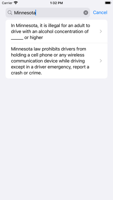 Minnesota Driver Test -DMVCool Screenshot