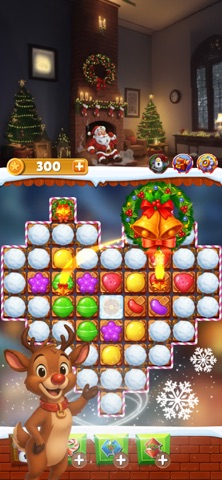 Happy Christmas Candy Match 3 iPhone screenshot