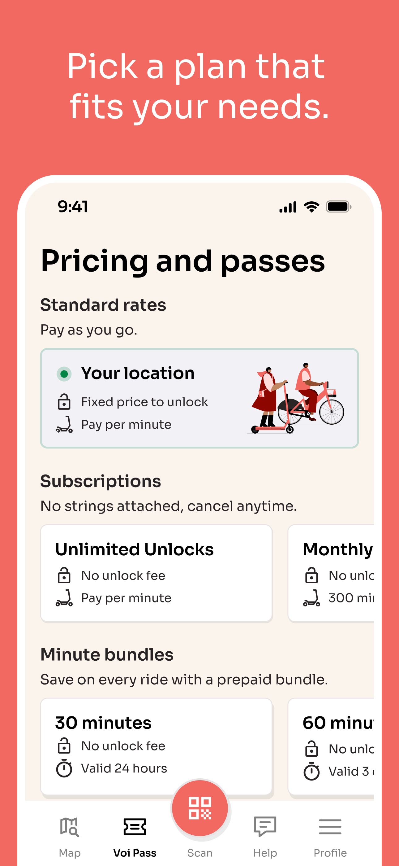 Screenshot 4 of Voi – e-scooters & e-bikes