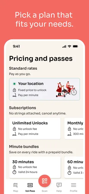 Voi – e-scooters & e-bikes screenshot 4