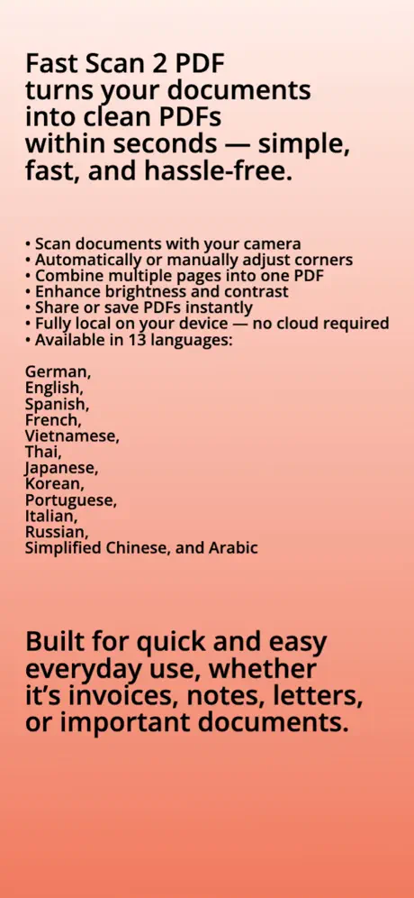 FastScan2PDF screenshot 2