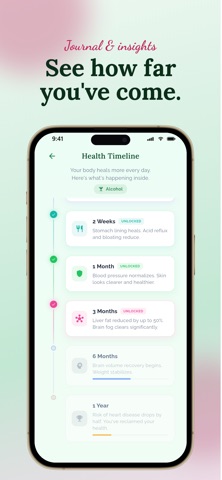 Rooted: Grow Sober Together iPhone screenshot