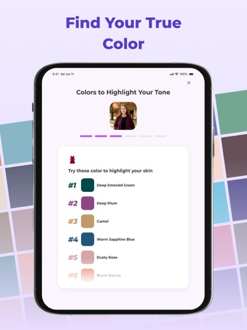 Color Analysis AI - VividMe iPad screenshot