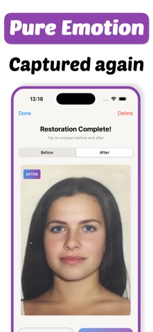 Restore & Repair Old Photos iPhone screenshot