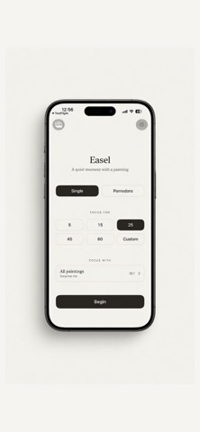 Easel: Focus Timer & Art Screenshot 1 of 5