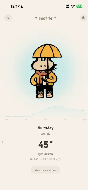 weatherbunny: outfit helper iPhone screenshot 2