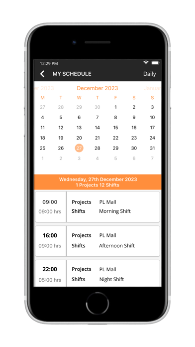 QuickHR iPhone screenshot 5 - Productivity app