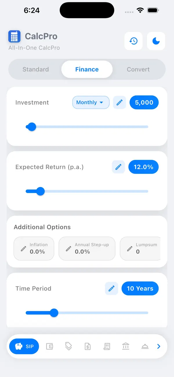 Screenshot #2 pour CalcPro: Finance & Scientific