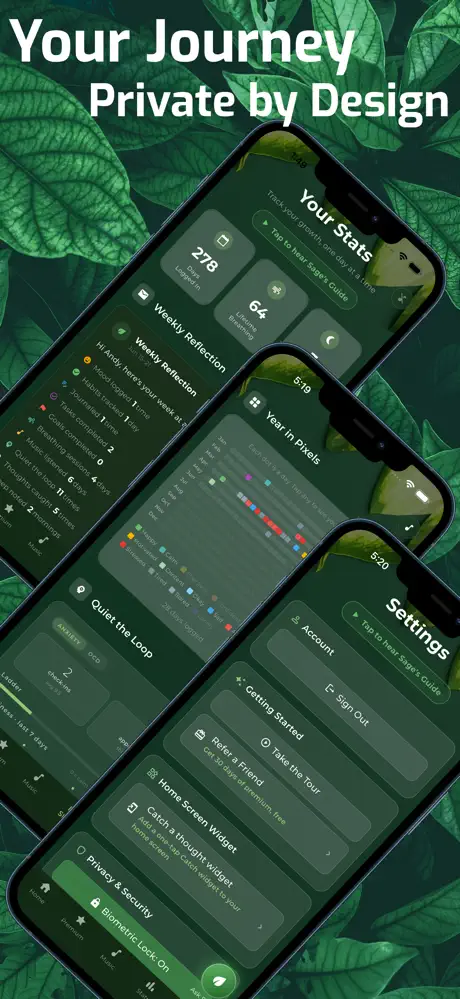 Stats and privacy settings