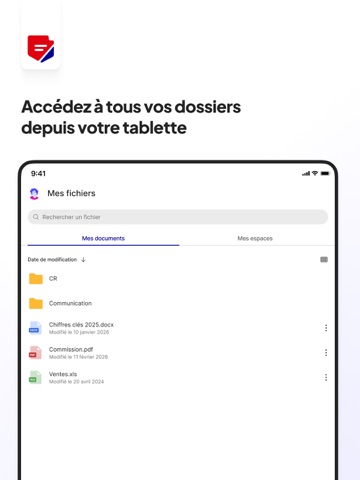 Mes fichiers Resana iPad screenshot