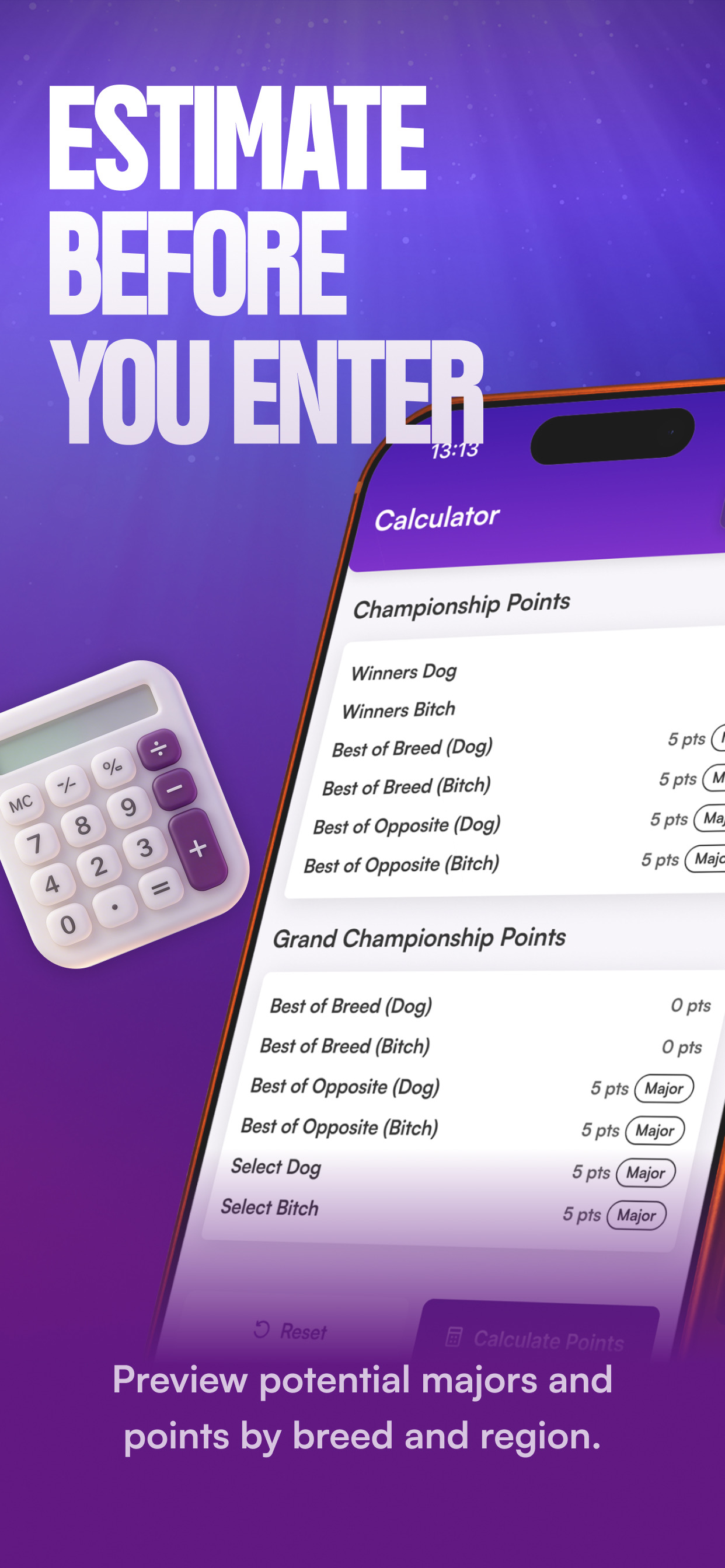 ShowPoints | Dog Show Planner