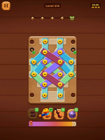 Nuts Bolts Wood Puzzle Gamesのおすすめ画像6