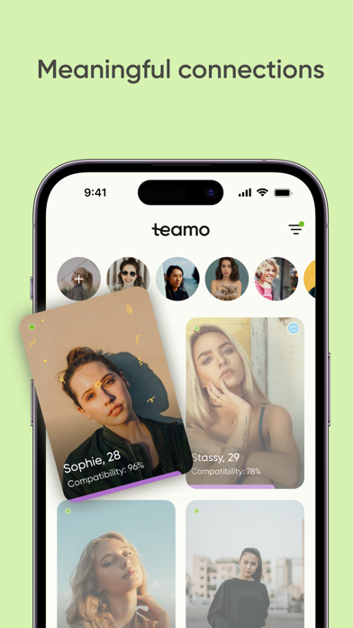 Teamo – chat and dating app Screenshot