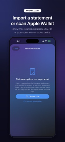 Renewl screenshot