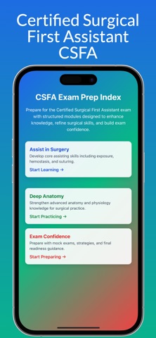 CSFA Prep: Surgical Assistant screenshot