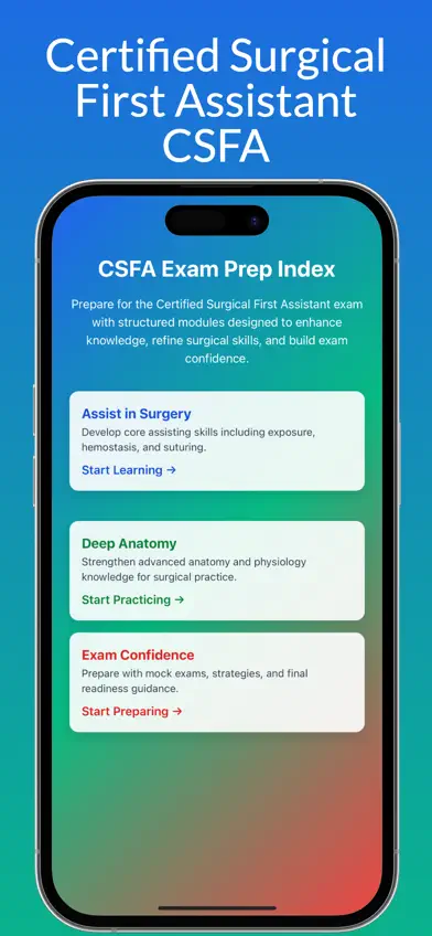 CSFA Prep: Surgical Assistant screenshot 1