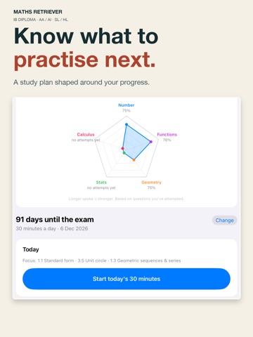 Maths Retriever iPad screenshot