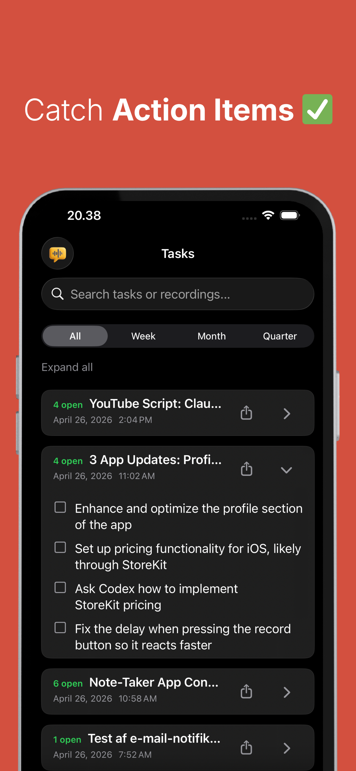 AI VoiceNote screenshot 4