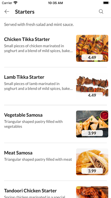 Ambia Indian & Bangladeshi Screenshot