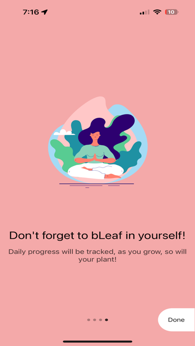 bLeaf app screenshot