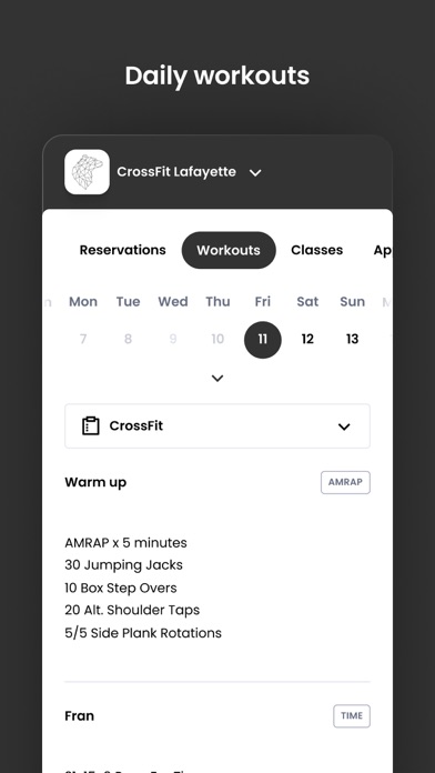 CrossFit Lafayette Screenshot