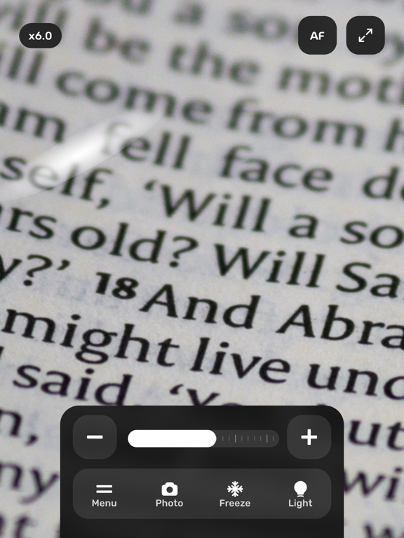 The Best Magnifier iPad screenshot 1 - Utilities app