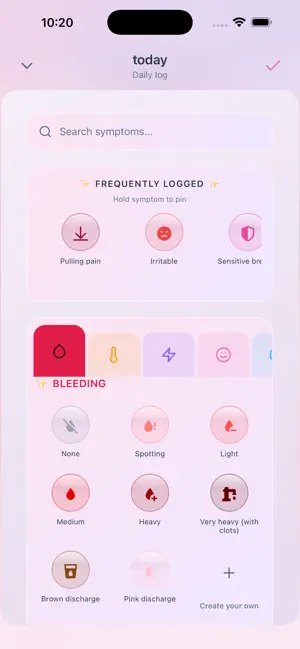 Eluna Cycle: Period Tracker screenshot 3