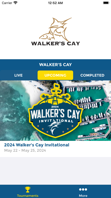 Screenshot #1 pour Walker's Cay Tournaments