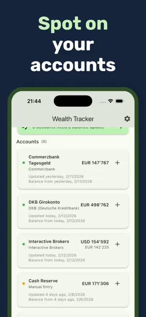 My Wealth Tracker screenshot 4